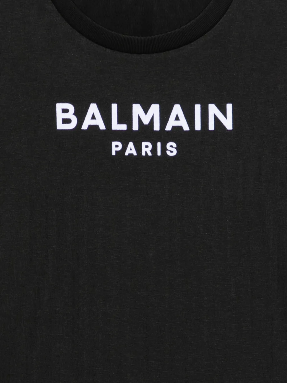 Balmain Kids T-shirt met lange mouwen Zwart