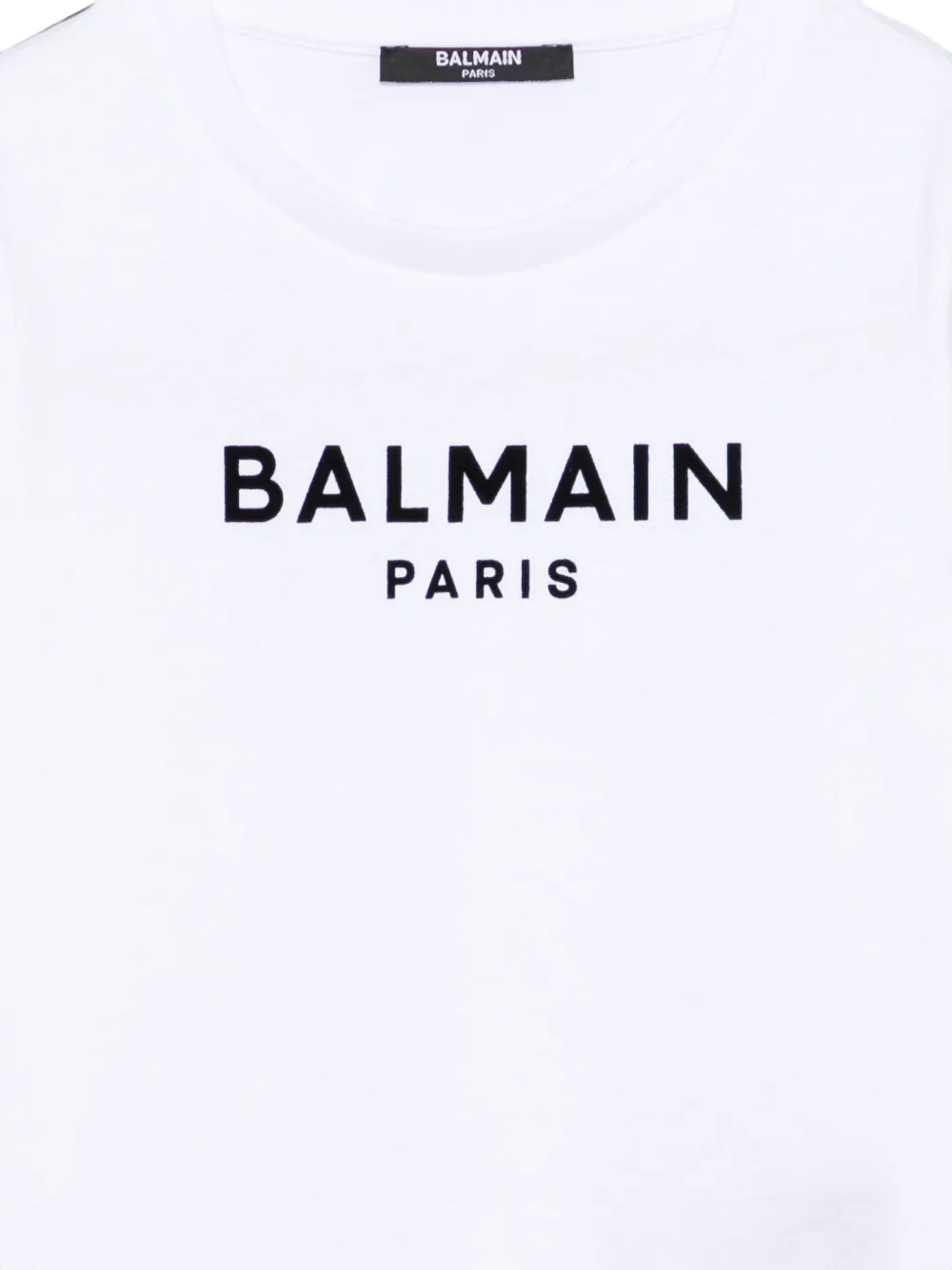 Balmain Kids T-shirt met lange mouwen Wit