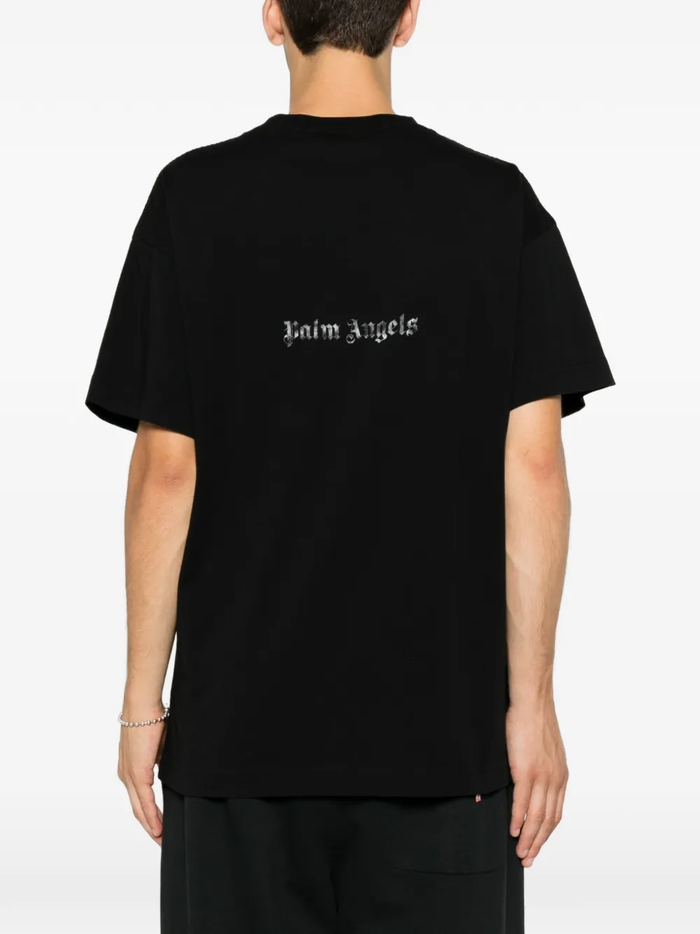 Palm Angels Life's A Beach T-shirt met grafische print Zwart