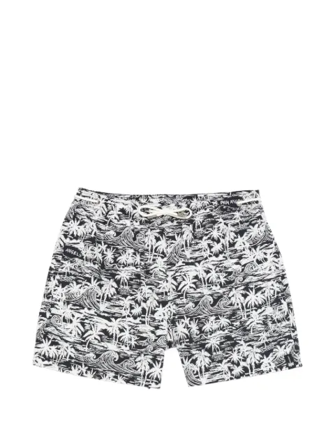 Palm Angels palm tree-print swim shorts