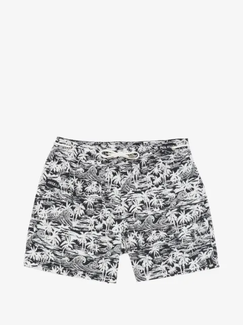 Palm Angels palm tree-print swim shorts