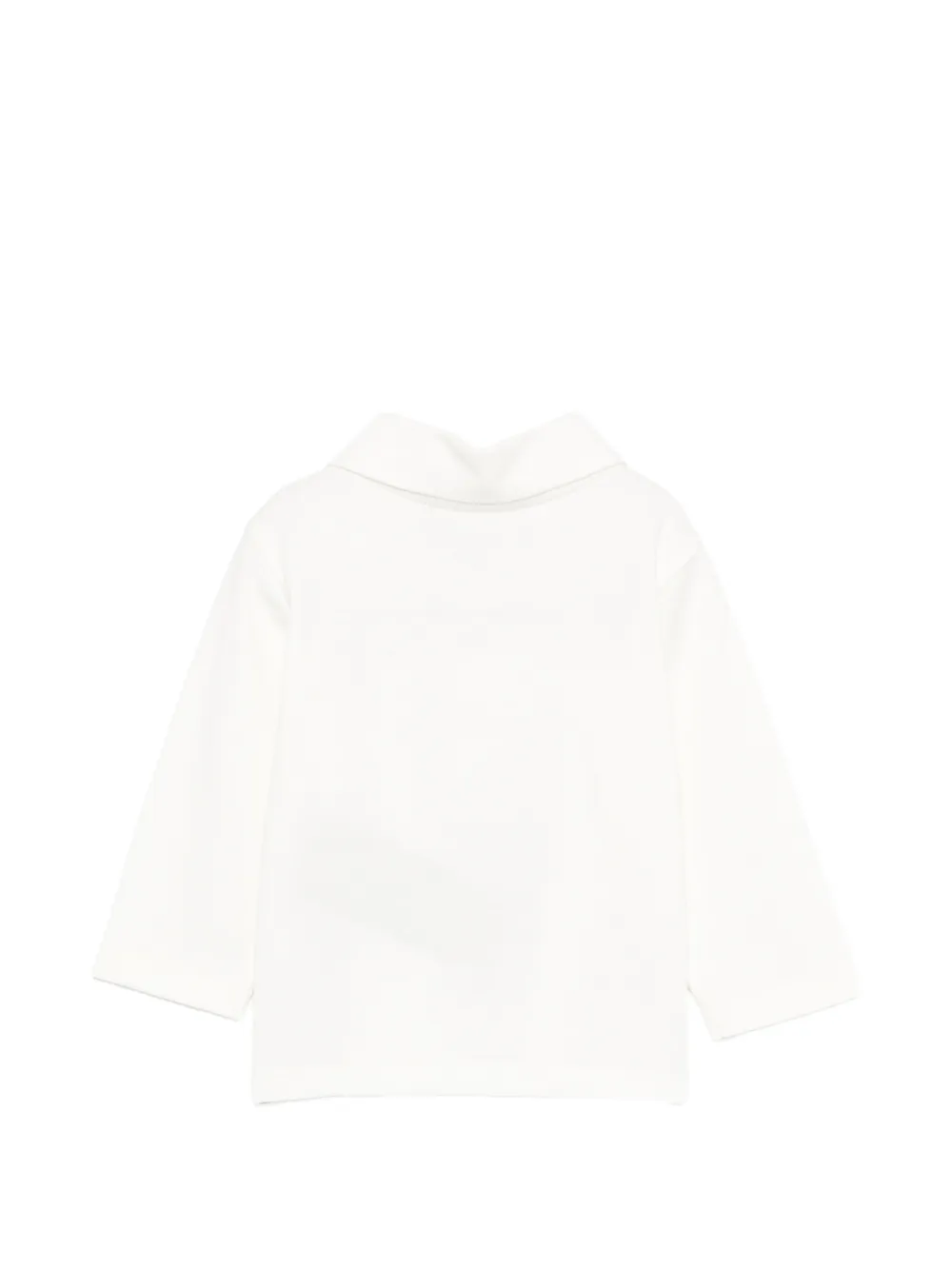 Balmain Kids Poloshirt met logoprint Beige