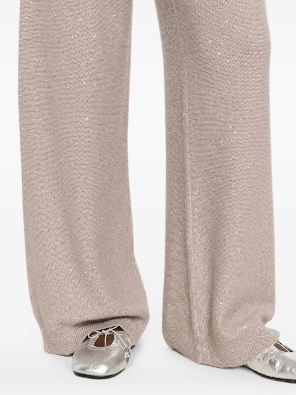 Fabiana Filippi Broek met pailletten Beige