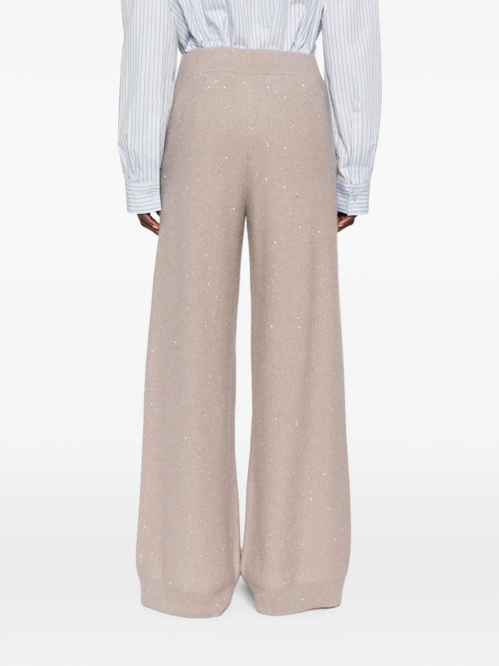 Fabiana Filippi Broek met pailletten Beige