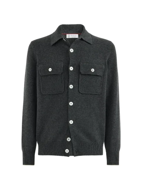 Brunello Cucinelli chest-pockets shirt-style cardigan