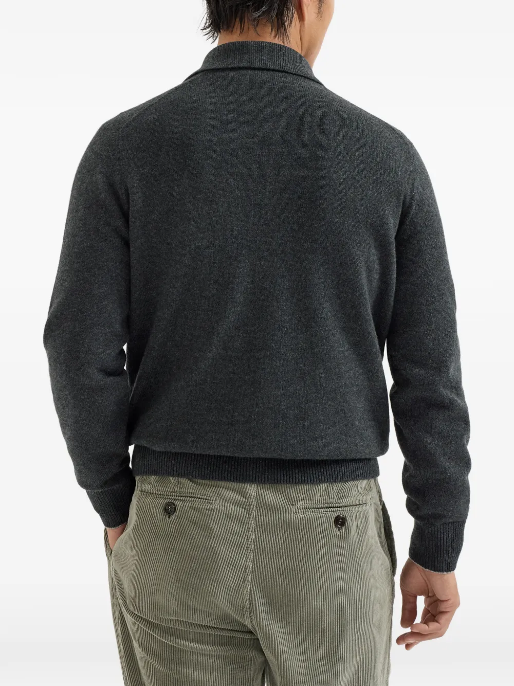 Brunello Cucinelli Vest in overhemdstijl met borstzakken Grijs