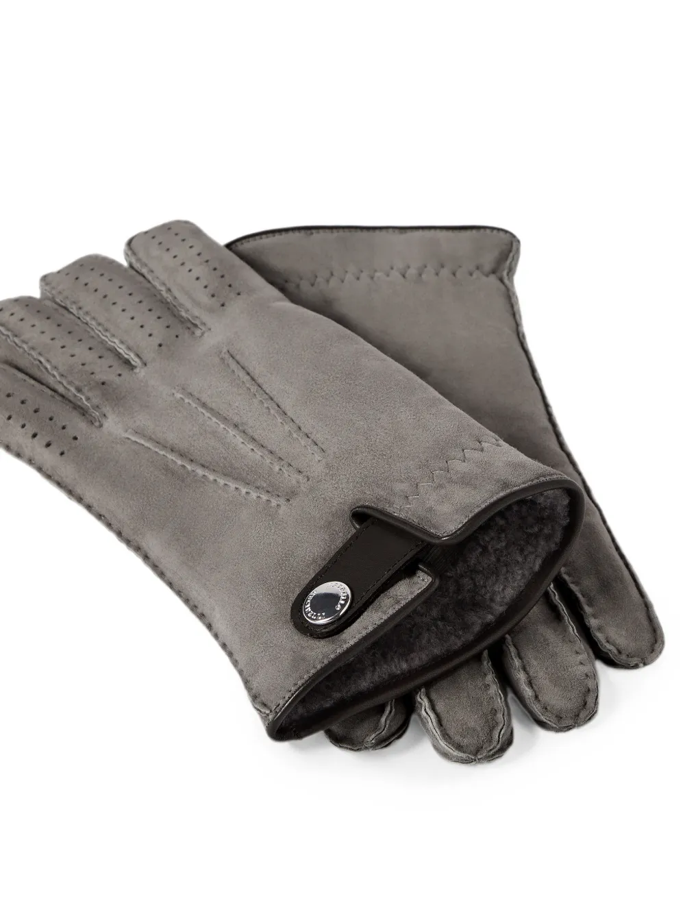Brunello Cucinelli Lammy handschoenen Grijs