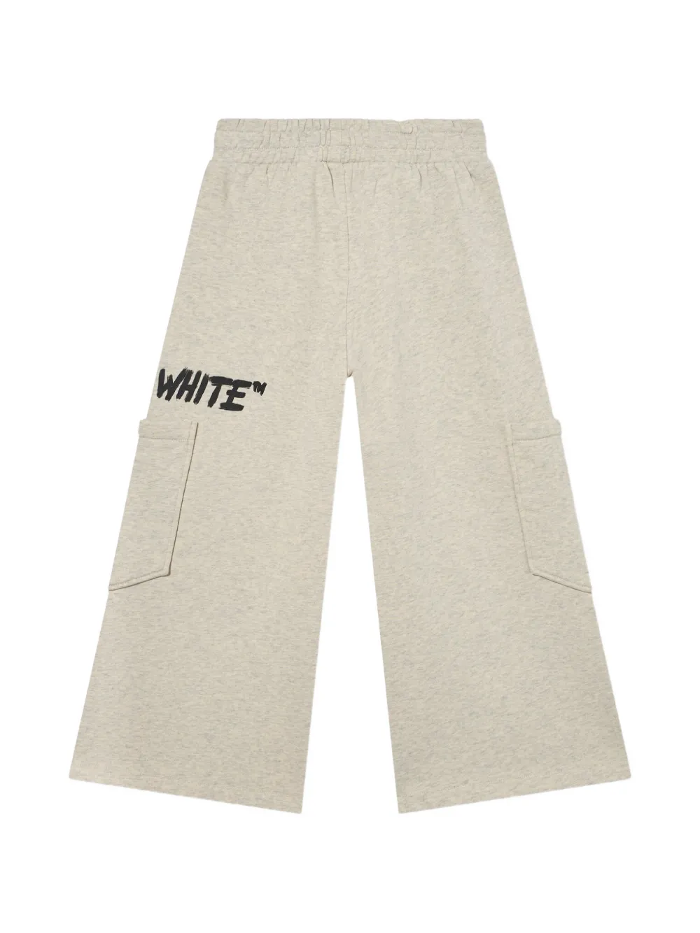 Off-White Kids logo-print cargo track pants Grijs