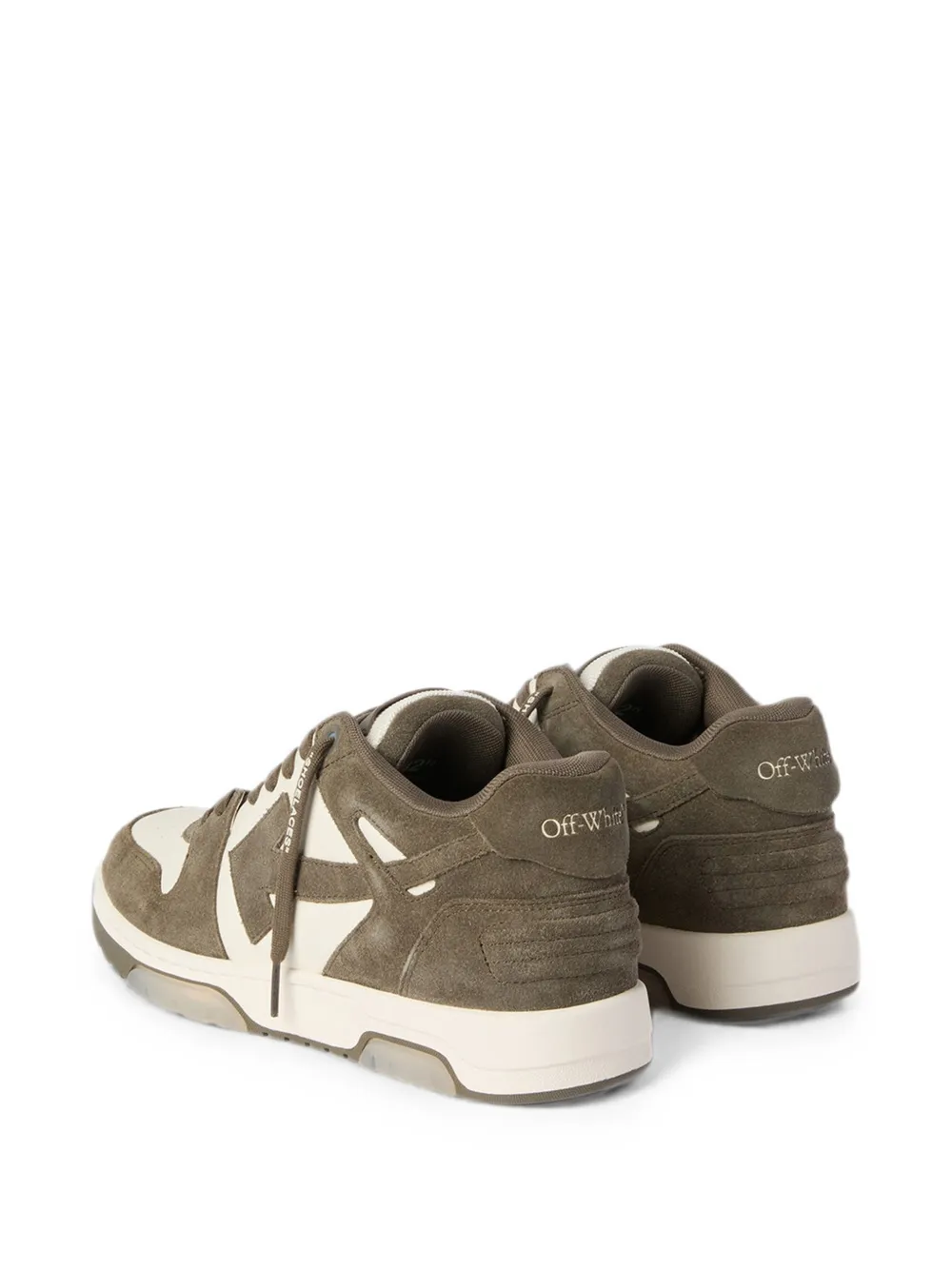 Off-White Out Of Office panelled sneakers Groen