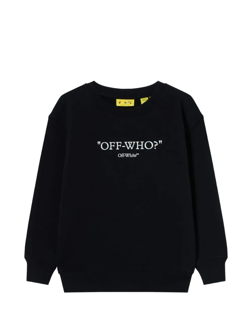 Off-White Kids Multilogo cotton sweater - Nero