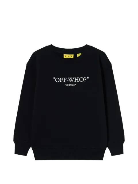 Off-White Kids Multilogo cotton sweater
