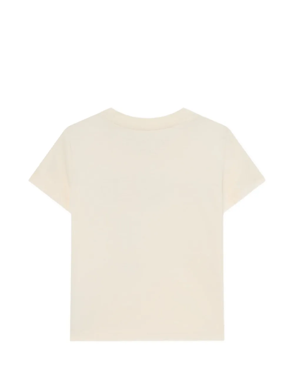Off-White Kids Logo Pongo T-shirt Beige