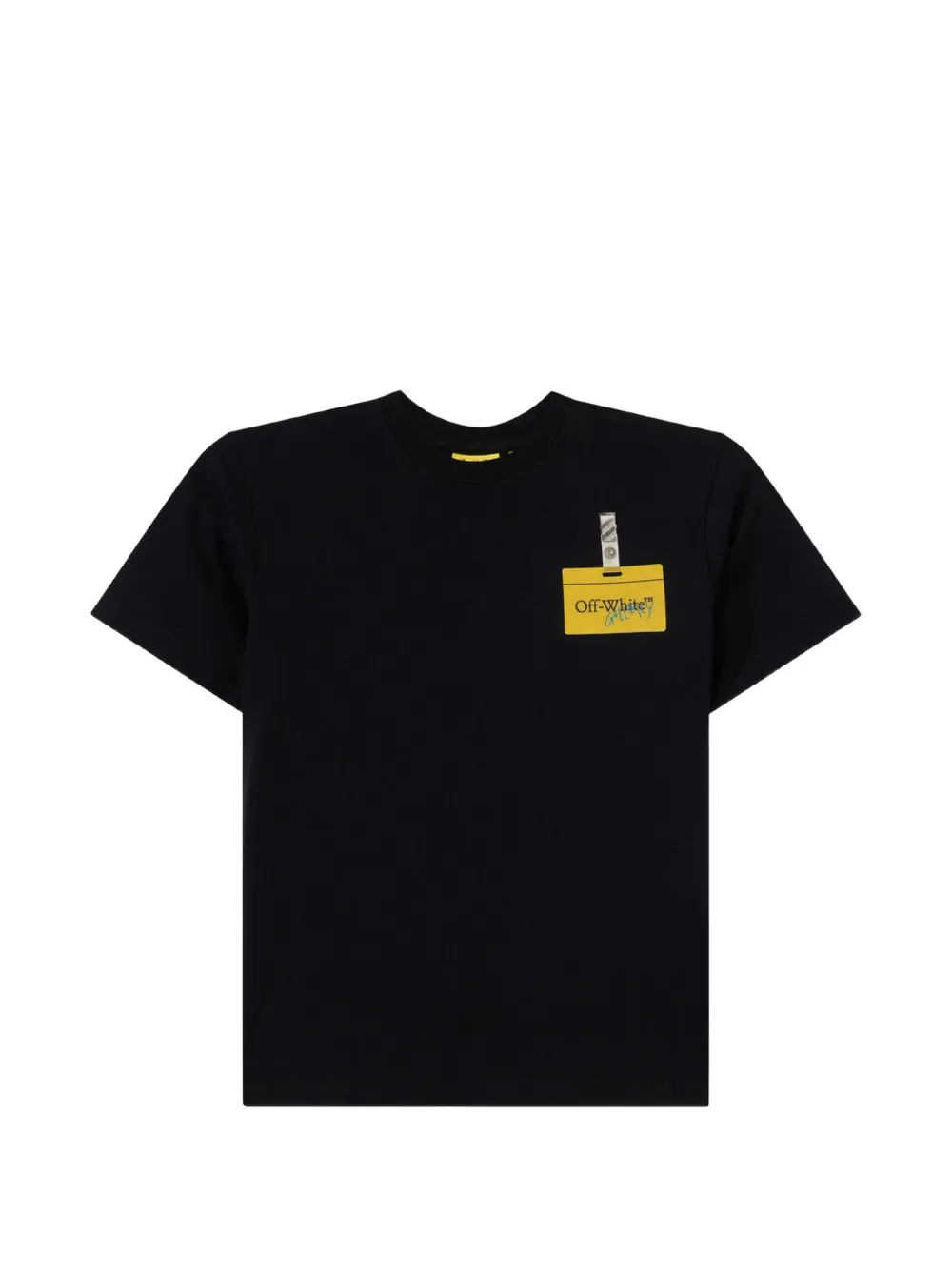 Off-White Kids Arrow Tape graphic-print T-shirt - Nero