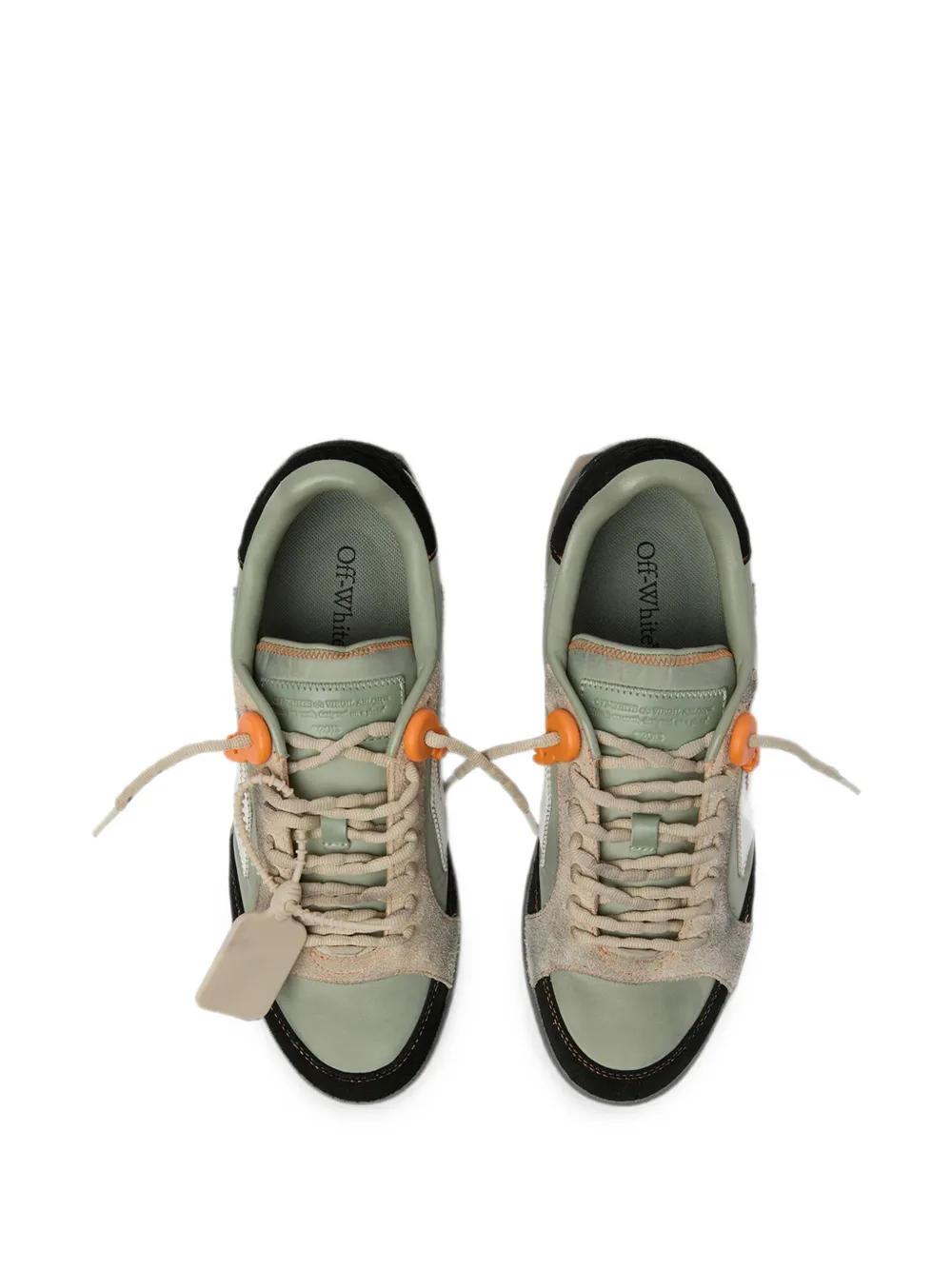 Off-White Eop Worn Out sneakers met vlakken Groen