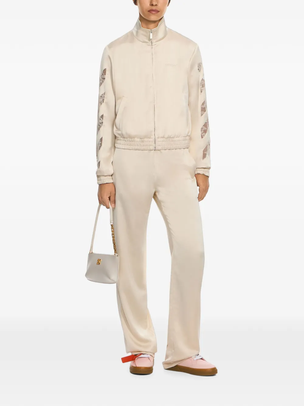 Off-White Straight broek Beige