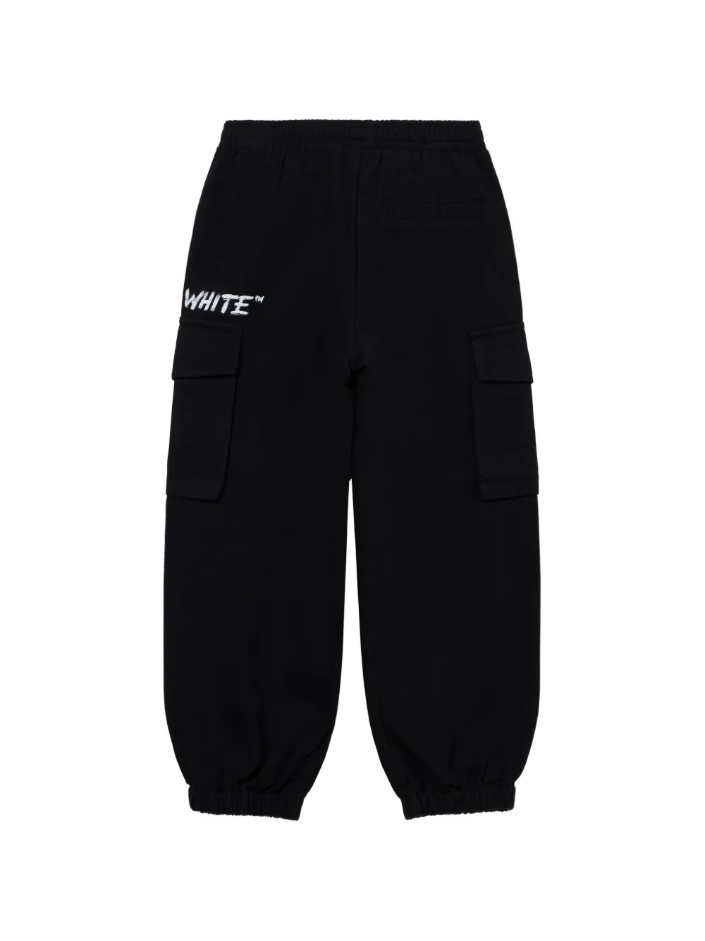 Off-White Kids Cargo broek met logoprint Zwart