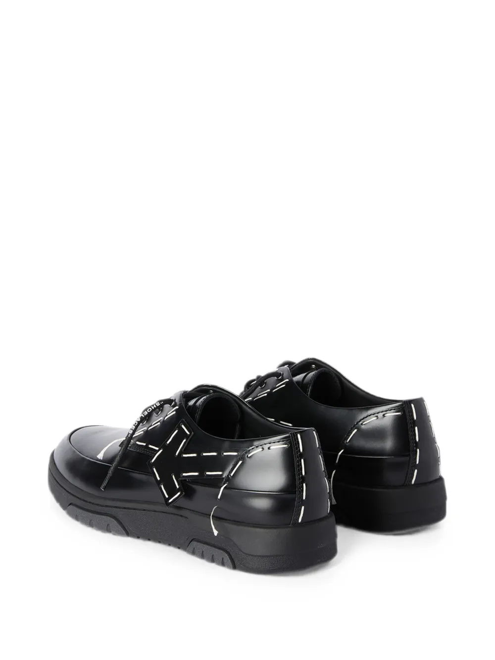 Off-White Out Of Office derby schoenen met contrasterende stiksels Zwart