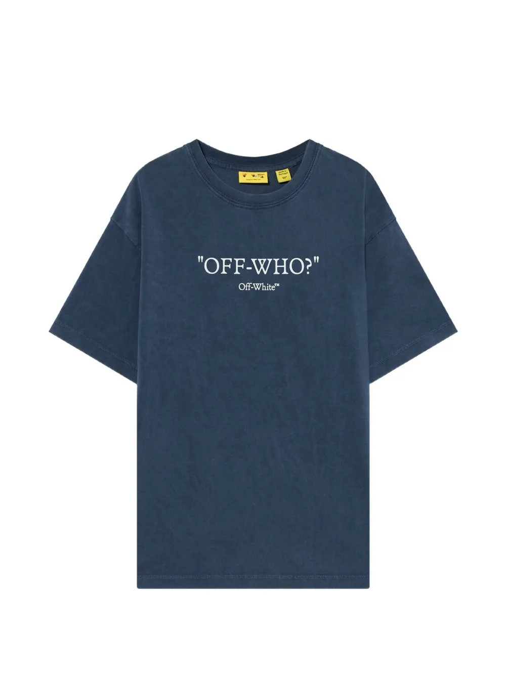Off-White Kids logo-print T-shirt - Blu
