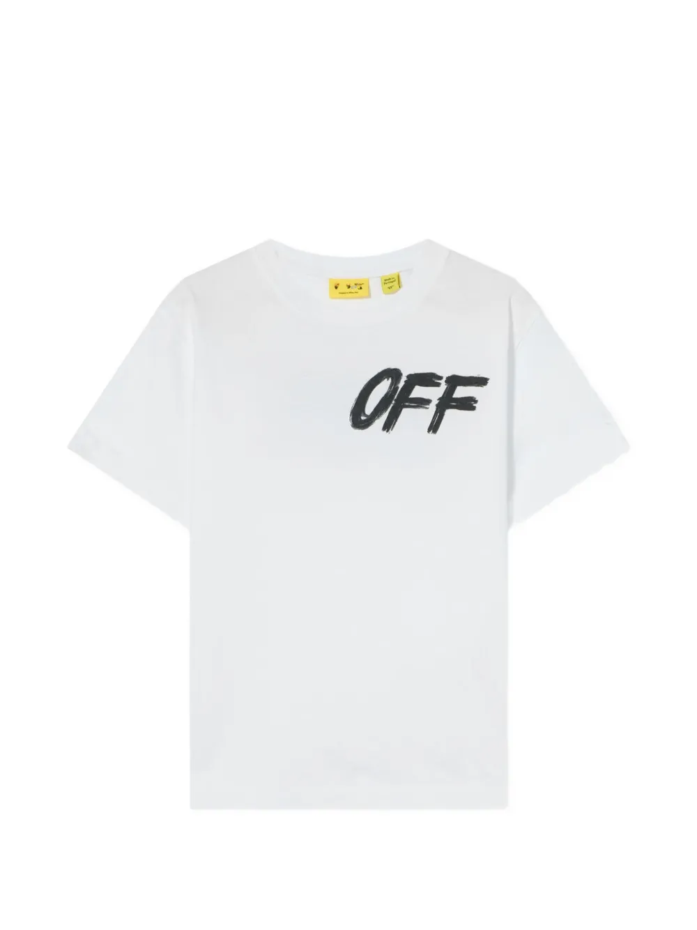 Off-White Kids Shared Logo cotton T-shirt - Bianco