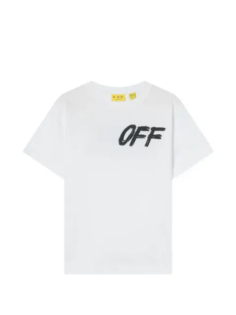 Off-White Kids Shared Logo cotton T-shirt