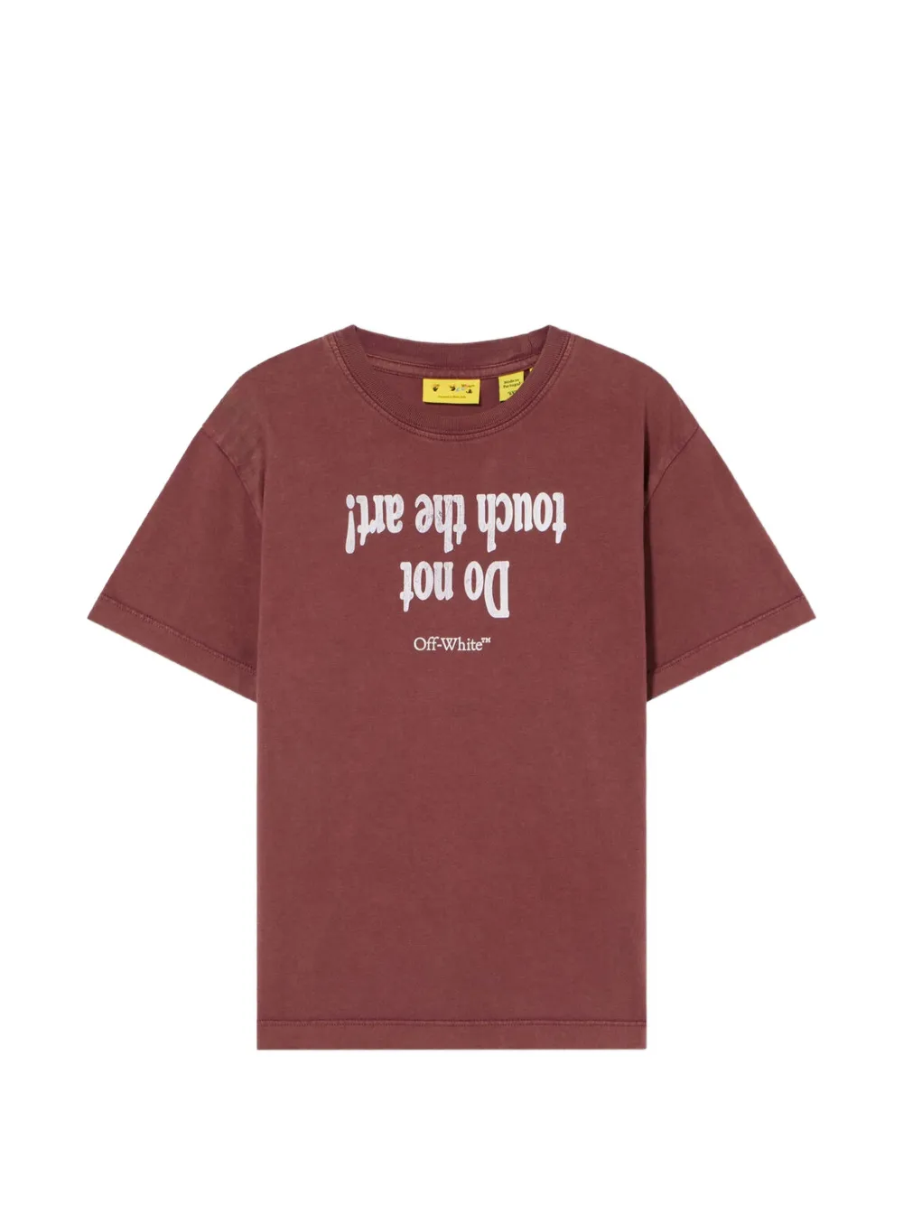 Off-White Kids Arrows-print cotton T-shirt - Marrone