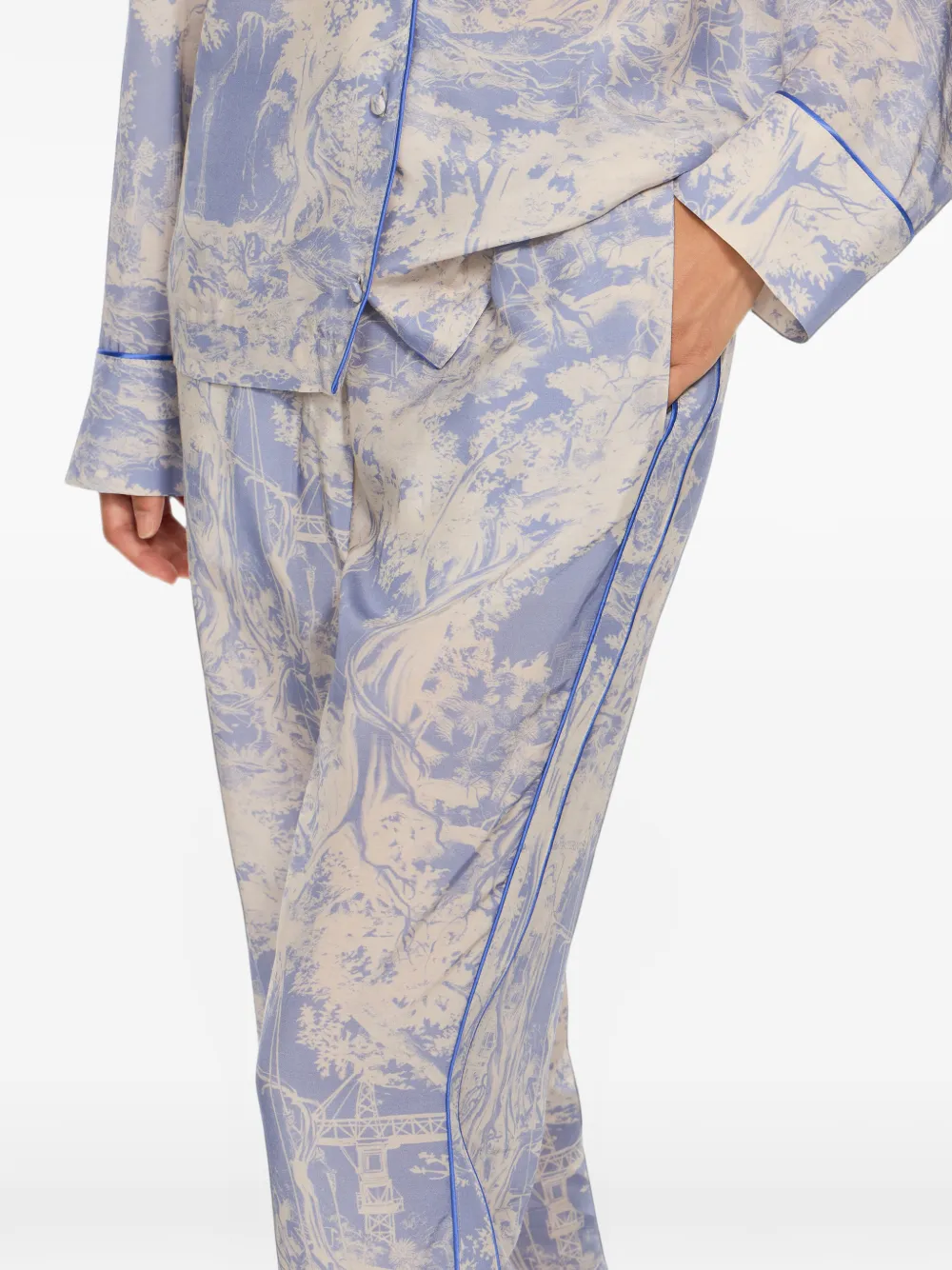 Off-White City broek met print Beige
