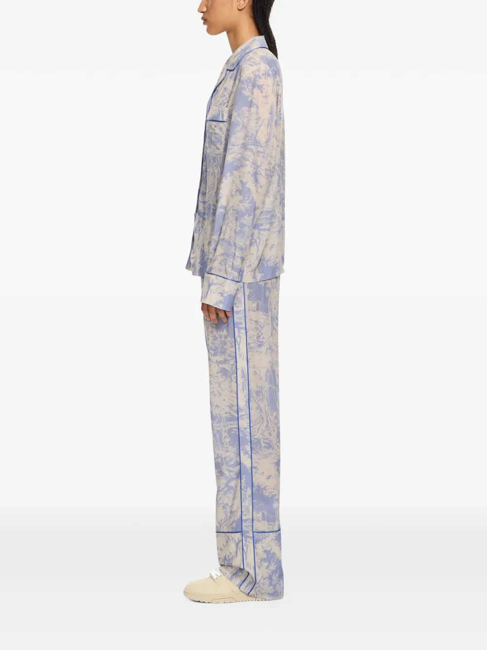 Off-White City broek met print Beige