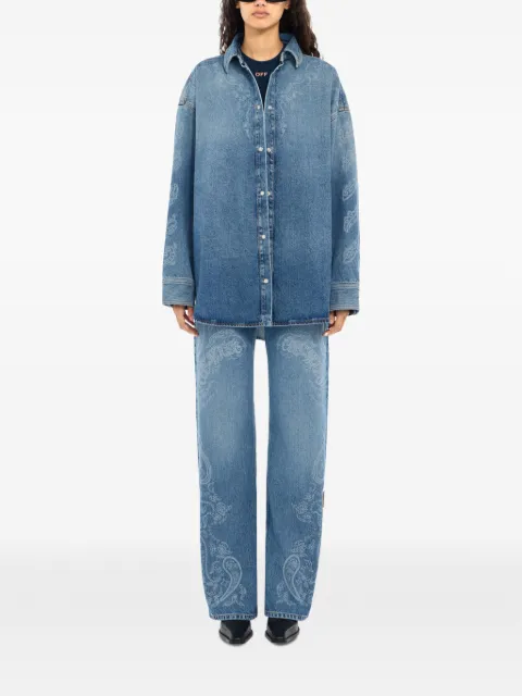 Off-White paisley Susy denim pants