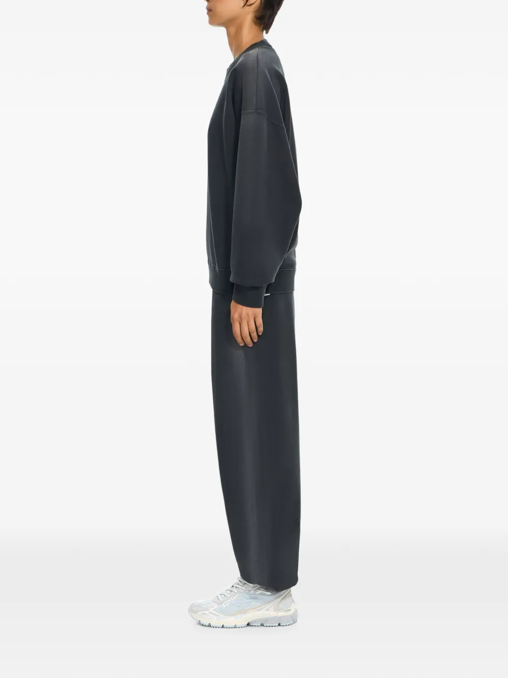 Off-White Laundry Off Stamp oversized sweater met ronde hals Grijs