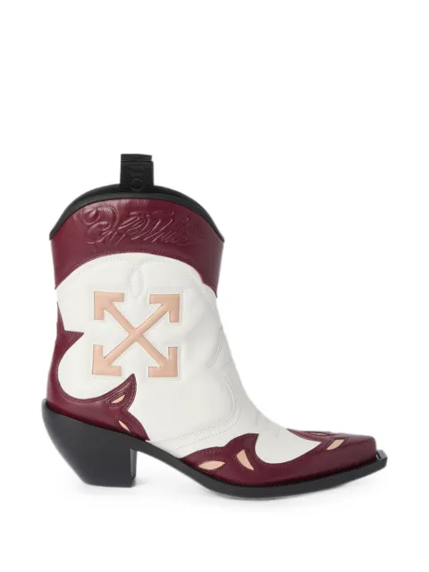 Off-White Santiag Arrows-patch ankle boots