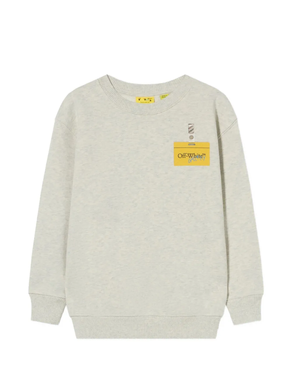 Off-White Kids Arrow Tape sweater Grijs