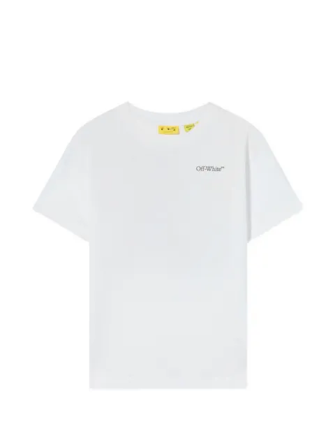 Off-White Kids Arrow Monogram logo-print T-shirt