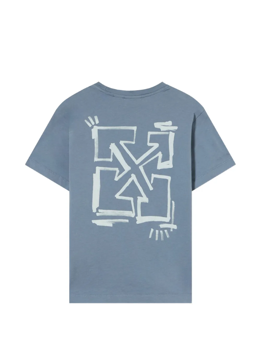 Off-White Kids Arrow Marker T-shirt Blauw