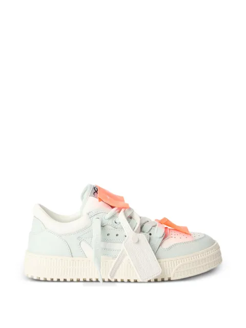 Off-White leather lace-up sneakers