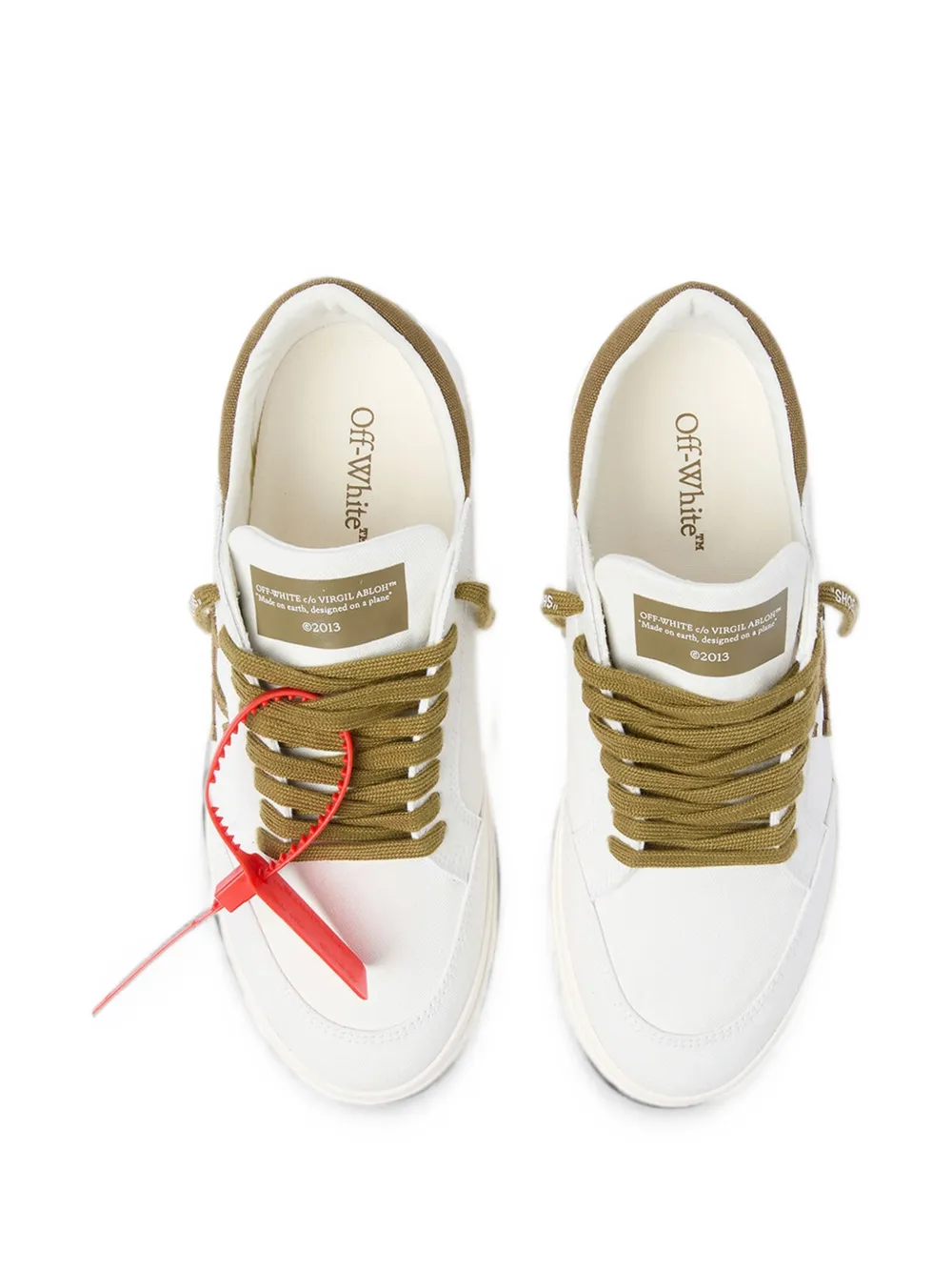 Off-White M-Vulc sneakers met vlakken Wit