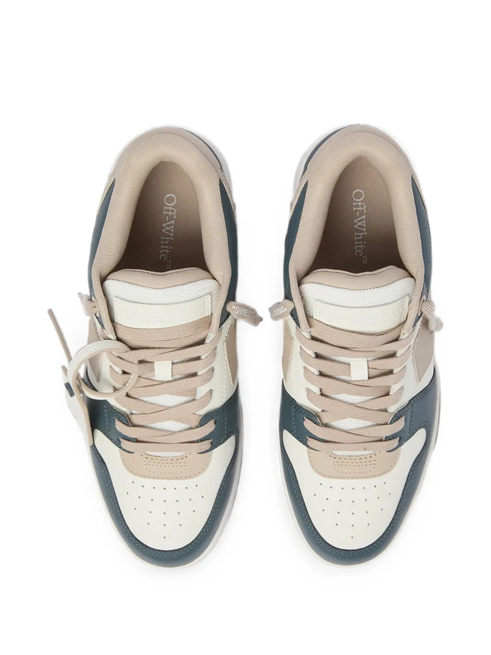 Off-White Out Of Office panelled sneakers Groen