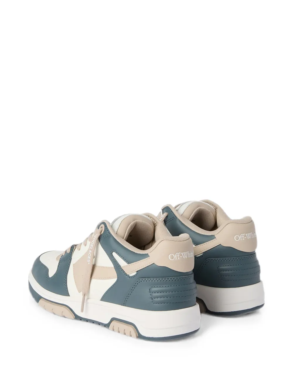 Off-White Out Of Office panelled sneakers Groen