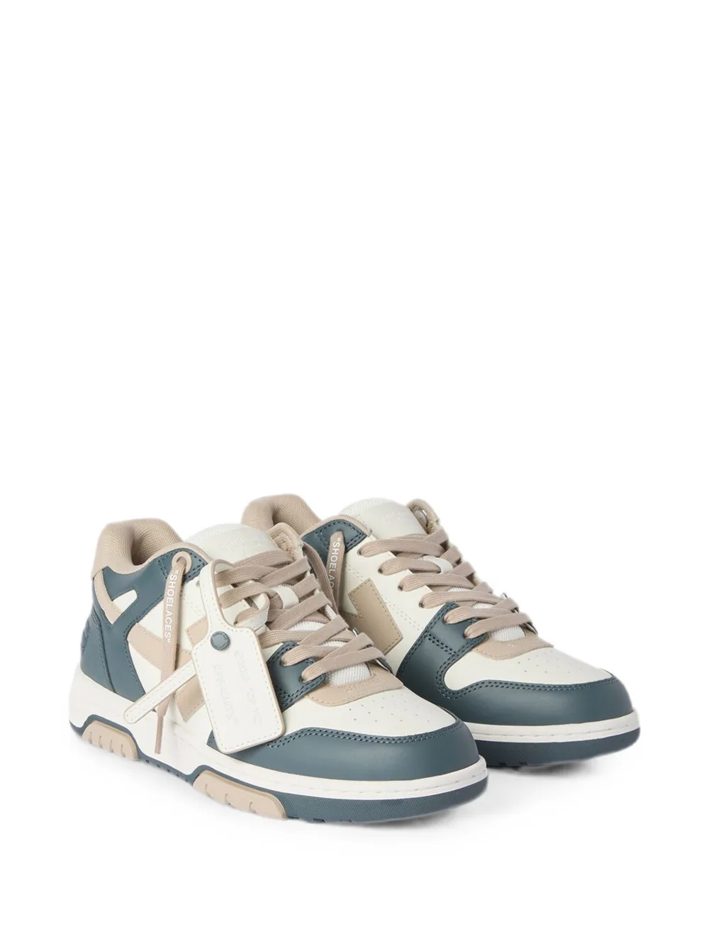 Off-White Out Of Office panelled sneakers Groen