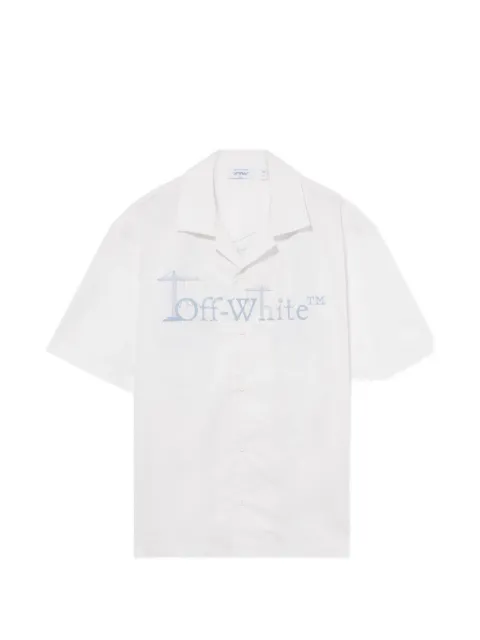 Off-White City Nature poplin bowling shirt