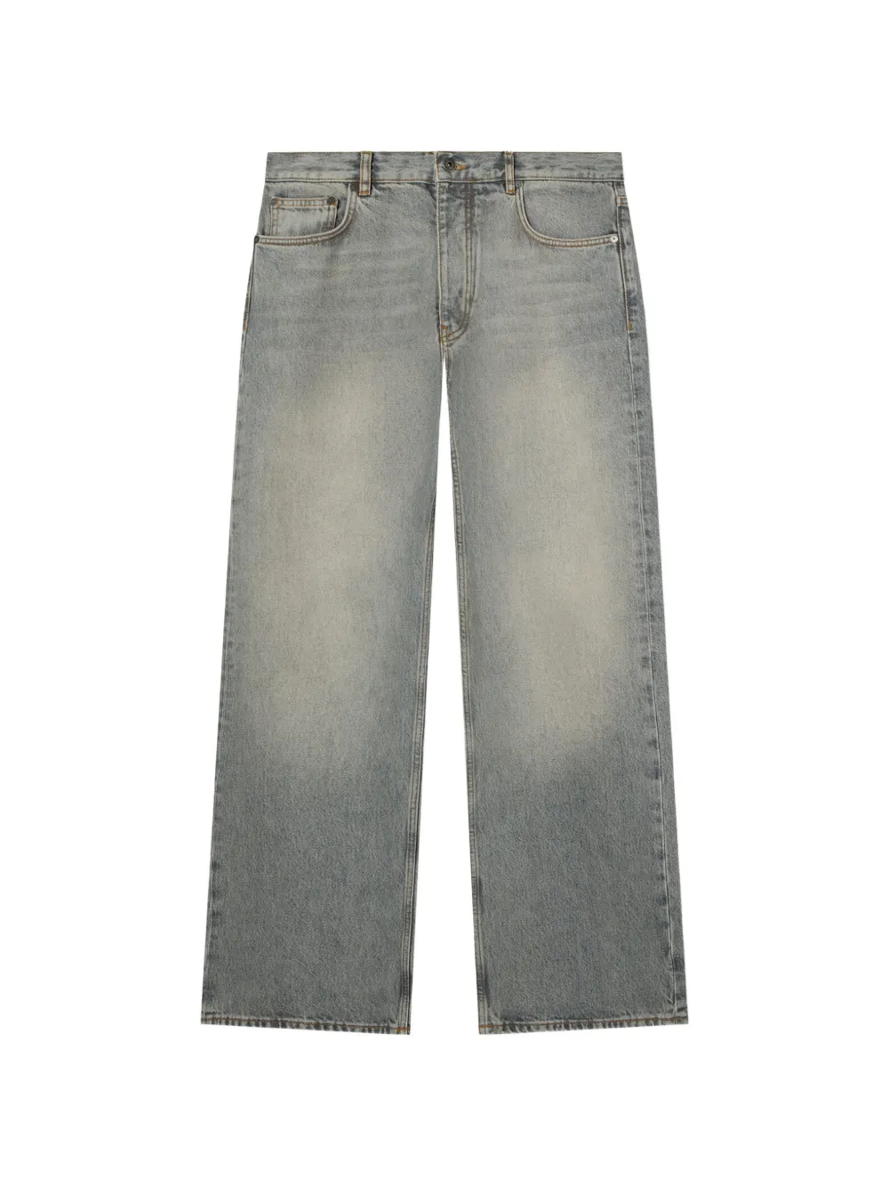 Off-White half-Arrow slim relaxed jeans - Blu