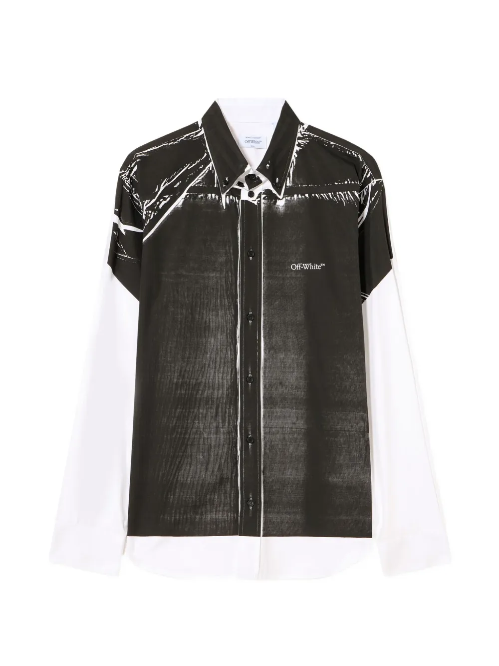Off-White Negative Bookish poplin shirt