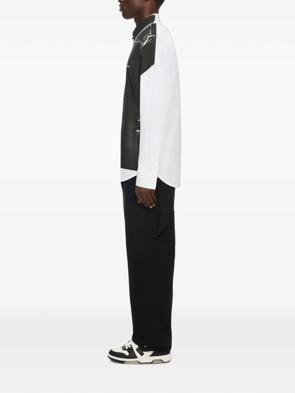Off-White Negative Bookish regular shirt Wit