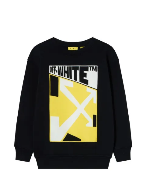 Off-White Kids Arrow Constructive cotton sweater