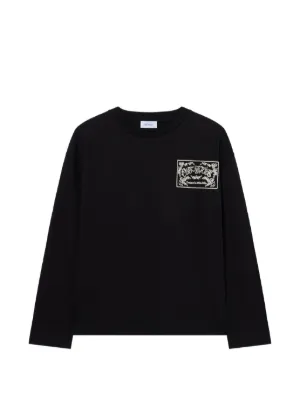 Jil Sander ロゴ ロングTシャツ | ブラック | FARFETCH JP