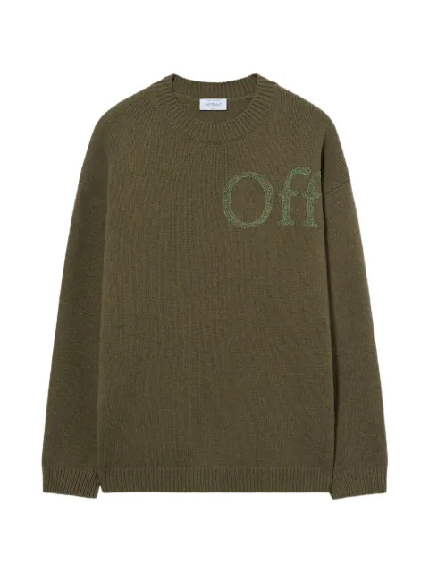 Off-White Bookish logo-patch sweater