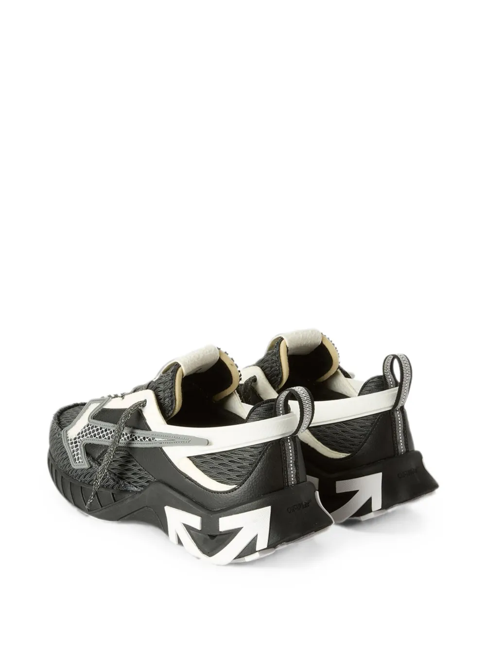 Off-White Sneakers met vlakken Zwart