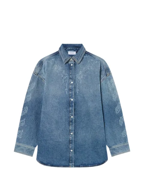 Off-White paisley denim Lover shirt jacket