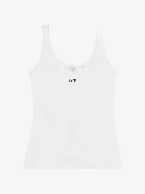 Off-White Off Stamp ribbed tank top