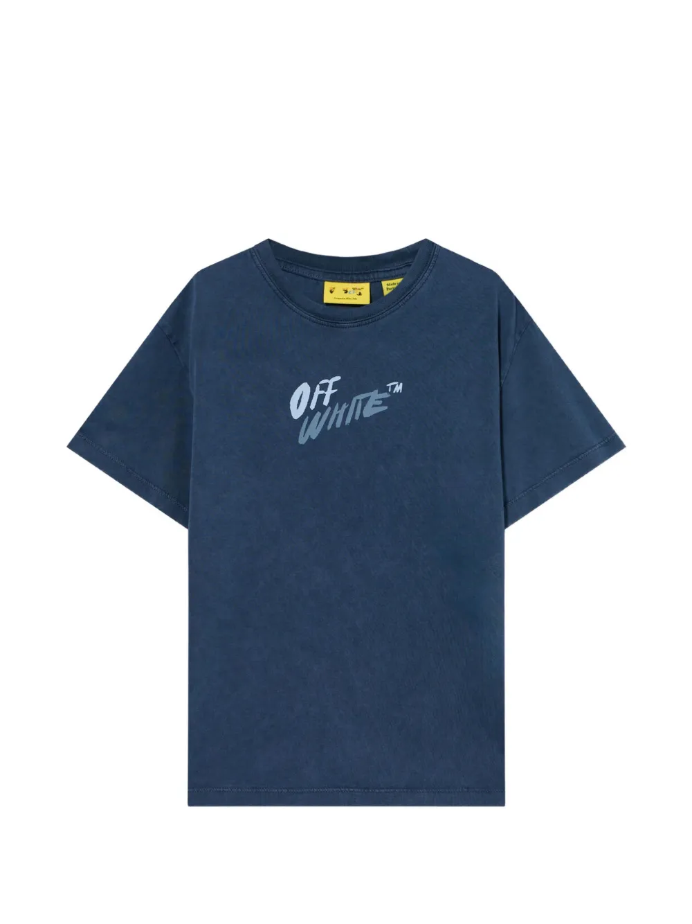 Off-White Kids Arrow Writings T-shirt - Blu