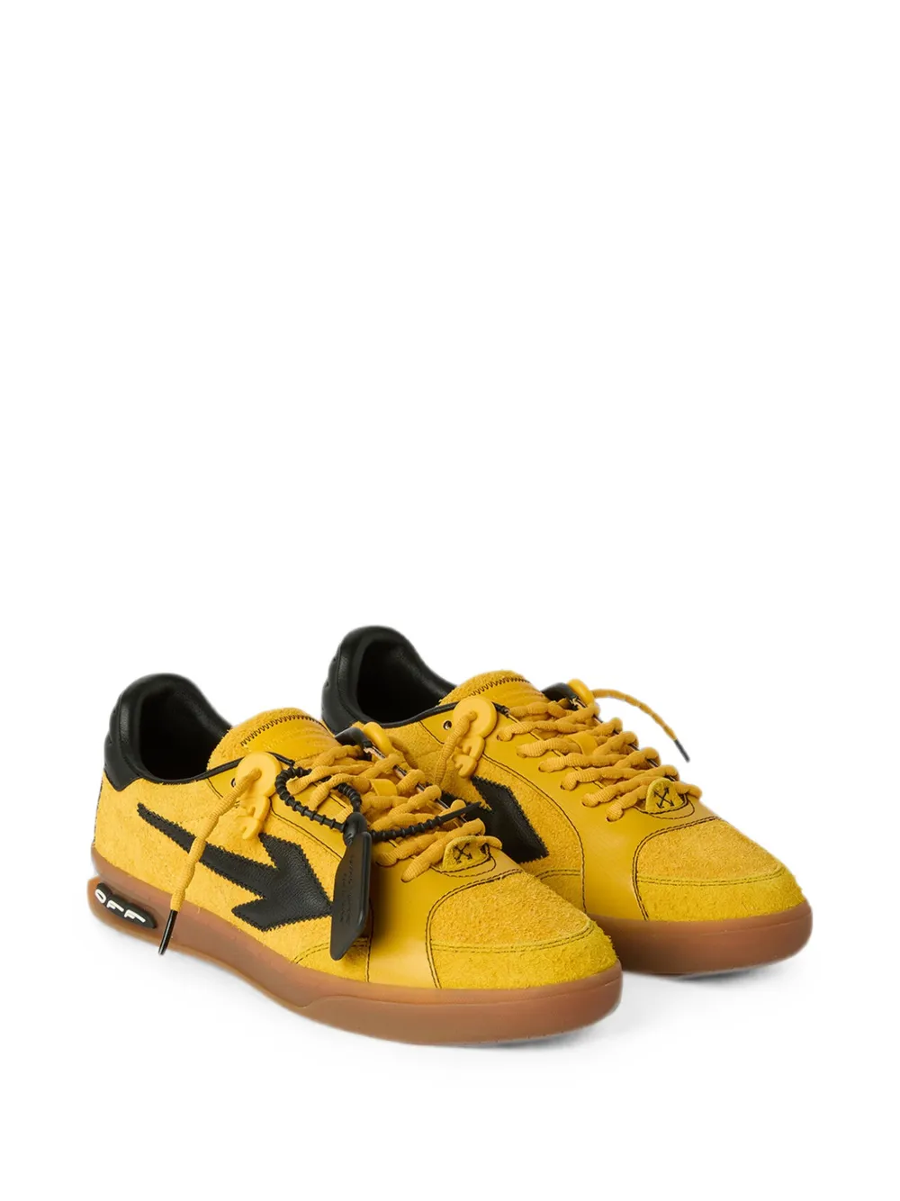 Off-White End Of Play sneakers met vlakken Geel